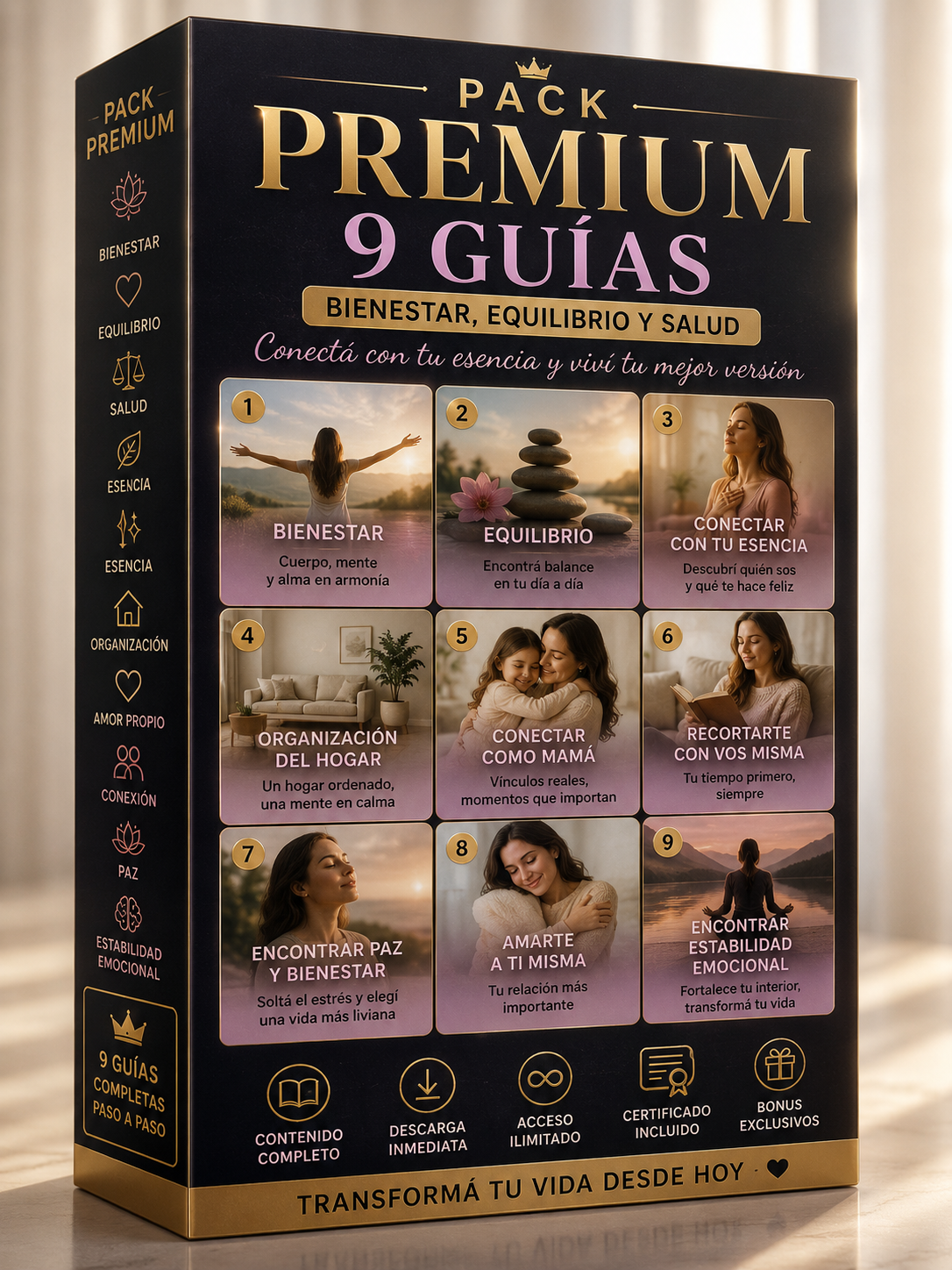 PACK PREMIUM 9 EN 1- Bienestar, Equilibrio Y Salud
